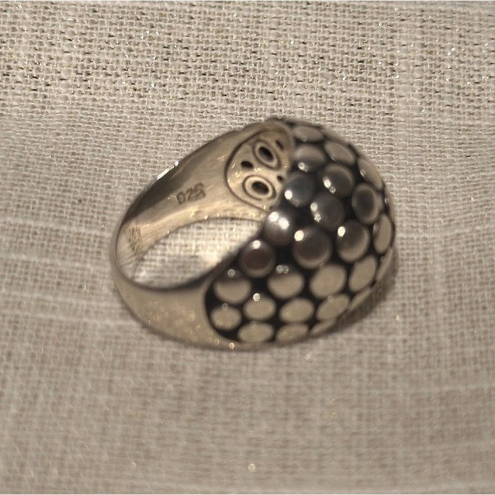 John Hardy Sterling Silver Dome Ring 
Size 8 1/4 - Picture 3 of 7
